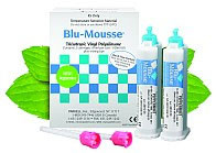 Blu-Mousse Peppermint Scent, SuperFast (30-second set) in SPLIT Cartridges