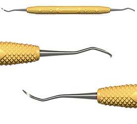 Cruise Line 204SD DE Scaler, 6 1/2' long. 3/8' Diameter Resin Yellow Handle