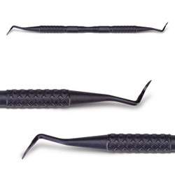 Premier 204 Posterior Implant Scaler 2/Pk. Made from fiber-reinforced graphite