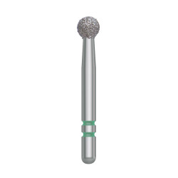 Two Striper FG #135 Coarse Diamond Bur, Round. Pack of 5