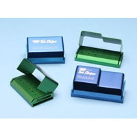 Two Striper 17 Hole - 9 FG and 8 RA - Blue Anodized Aluminum Bur Block. Fully