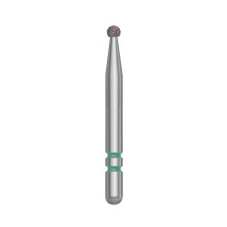 Two Striper FG #115 Coarse Diamond Bur, Round. Pack of 5