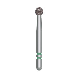 Two Striper FG #130 Coarse Diamond Bur, Round. Pack of 5