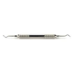 Quala 204SD Double End Posterior Sickle Scaler with #4 (5/16') hollow round