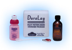 DuraLay Inlay Resin Standard Package - Clear: 2 ounce Powder, 2 ounce Liquid