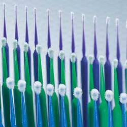 Points Fine, Dark Green Disposable Brush Applicators, Use for applying