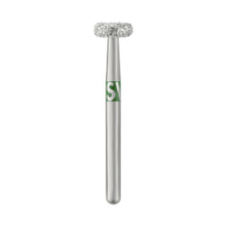 Piranha Diamonds FG #909.042 Coarse Grit, Wheel Shaped, Single Use Diamond Bur