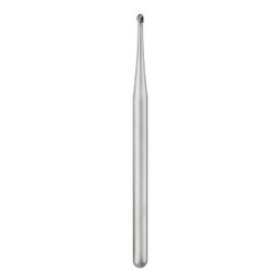 SS White HP #1 round carbide bur for slow speed straight nose cone, pack of 10