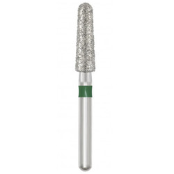 Revelation FG #856.025 SS (Short Shank) Coarse Round End Taper Diamond Bur, 5/Pack