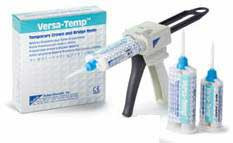 Versa-Temp Crown and Bridge Material, Bulk Kit Shade A2: 3 - 50 ml Cartridges