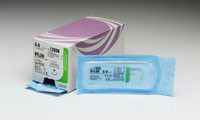 Look 6/0, 10' Polypropylene Blue Mono Office & Plastic Surgery Biopsy Small