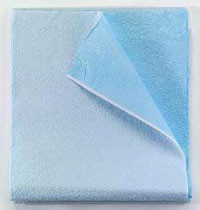 Tidi Blue Cover-All Drape Sheets 30' x 48', Case of 100 Sheets