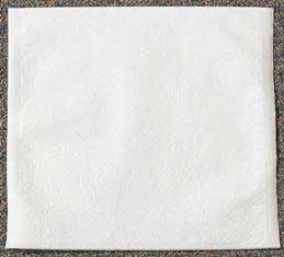 Tidi 10' x 13' White Tissue/Poly Headrest Covers, Box of 500