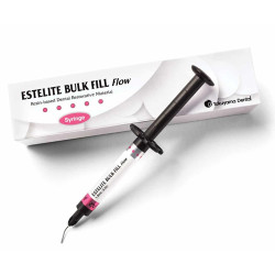 Estelite Bulk Fill Flow A3 Composite 3.0 g Syringe, 10 Dispensing Tips & shade