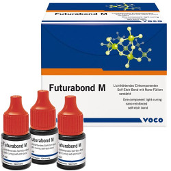 Futurabond M Bond, 3 x 5 mL Bottles. One-Component Light Curing Nano-Reinforced