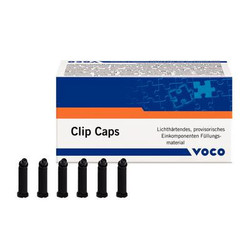 Clip Caps - light-cured provisional filling material, 25 - 0.25 gram caps