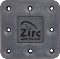 Zirc 8 Hole Gray, Magnetic Bur Block with Microban. Autoclavable/Chemiclavable