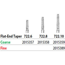 Two Striper Diamond 722.10 Taper Flat Coarse 5/Pk