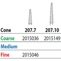 Two Striper Diamond 207.10 Cone Coarse 5/Pk