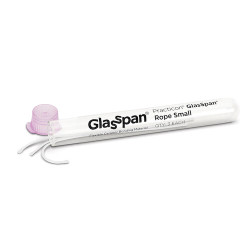GlasSpan Flexible Ceramic Bonding Material Braided Rope, 3.50" L x 0.035" W, Small, 6/Pkg.