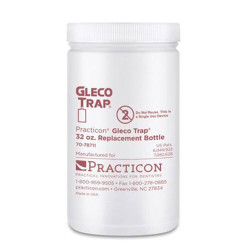 Gleco Trap System 6 1/2" Tall Replacement Bottles, 32 oz., 12/Box