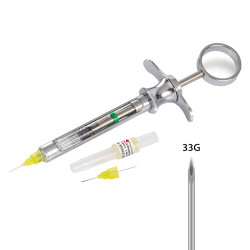 Practicon 33G X-Short Dental Needles 33G x Short Dental Needles, 7158220, 100/Box