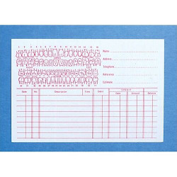 Record Cards 4" x 6" #204 Regular, 100/Pkg.