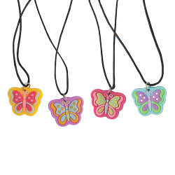 Butterfly Necklaces Butterfly Necklace, 72/Pkg.