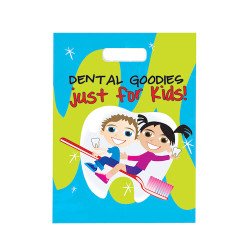 Specialty Bags 250 Count Dental Goodies Just For Kids, 9" x 13", 250/Pkg.