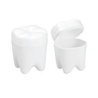 Tooth Savers Tooth Shaped, 2", White, 72/Pkg.