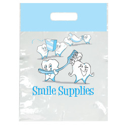 Specialty Scatter Bags Smile Supplies, 7 1/2" x 9", 100/Pack