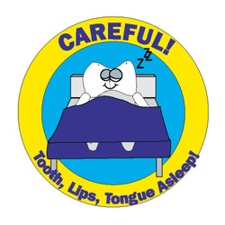 Kids Stickers Careful! 100/Box