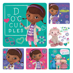 Kids Stickers Doc Mcstuffins 100/Box