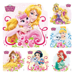Kids Stickers Disney'S Palace Pets 100/Box