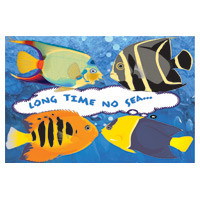 Long Time No Sea Postcard Fish Postcard, 250/Pkg., RC3467