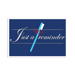 Just A Reminder Postcard 4-Up 200/Box