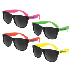 Kids Sunglasses S70380 - Classic Neon Glasses 12/Box
