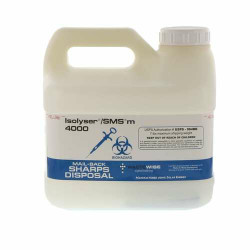 Isolyser Sharps Mail Back Disposal 5.9 Liter, Each