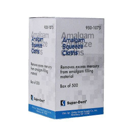 Amalgam Squeeze Cloths, Cloths, 500/Box