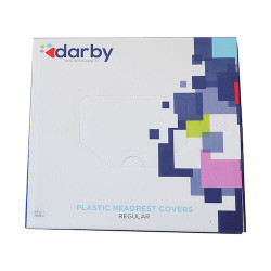 Plastic Headrest Covers, , 9.5" x 11", 250/Box, Regular
