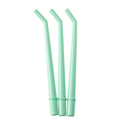 Disposable Surgical Aspirator Tips, 6 5/16" Long, 1/4" Diameter, 25/Pkg, Green