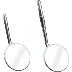 Front Surface Mirror Heads, Front Surface, #4, 12/Box, SimpleStem