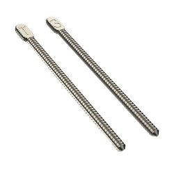 Parallel Sided Post Kit - Titanium, Post Refill, #3, 10/Pkg, Yellow
