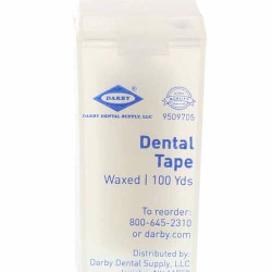 Dental Tape, Nylon, Waxed, 100 yd