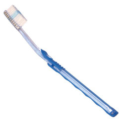 ClearGrip Adult Toothbrush Full Head Angled Handle 38 Tuft Assorted 72/Box DAR1
