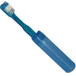 Travel Type Adult Toothbrush, Travel, 36 Tufts, Assorted, 72/Box, DAR10904