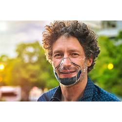 Infection ControlWorld's First Transparent Face Mask/Shield 1/Pk