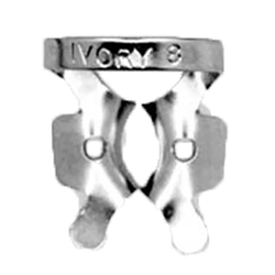 Rubber Dam Clamps (Ivory). Winged General purpose upper Molar, 8