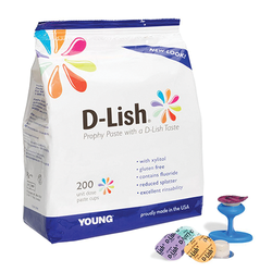 D-Lish Prophy Paste Mint Coarse 200/Bx