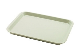 Tray, Plastic, 9-5/8" x 13-3/8", Gray